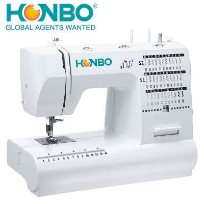 HB-2268 High Speed 4-step lock Flat lock Button Hole electric Sewing Machine motor